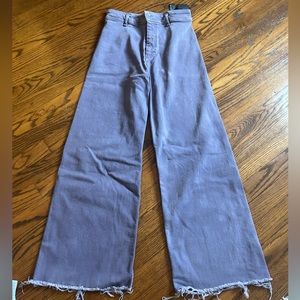 Purple Marine Striaght Zara Jeans